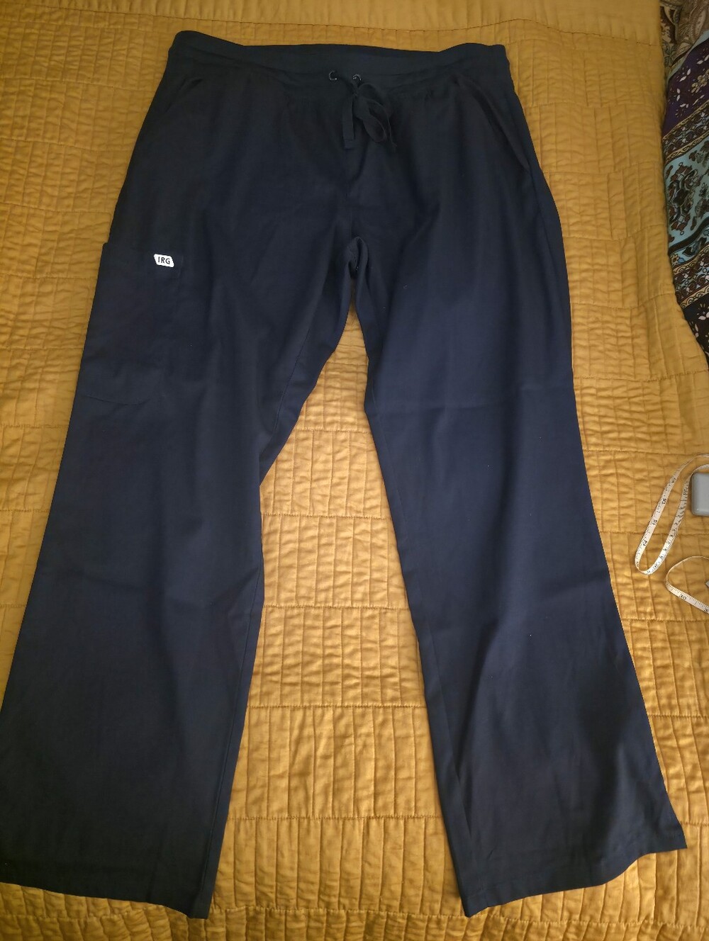 Edge By IRG Womens Navy Scrub Pants, Size LP